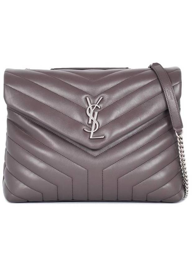 YSL Saint Laurent Saint Laurent Trending Hardware Loulou Shoulder Bag Monogram Silver