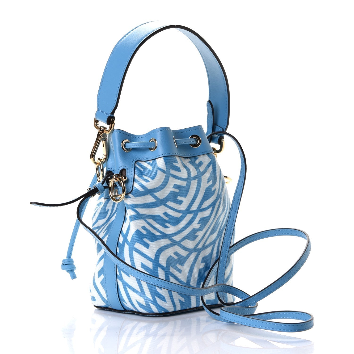 Fendi Mon Tresor Ff Vertigo Bag Mini Bucket Bucket Bag