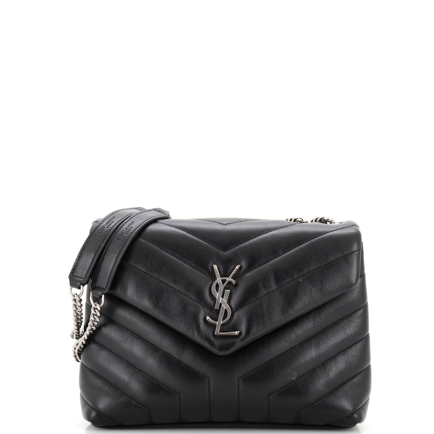 YSL Saint Laurent Luxury Trending Loulou Shoulder Bag Chevron Leather Matelasse Small