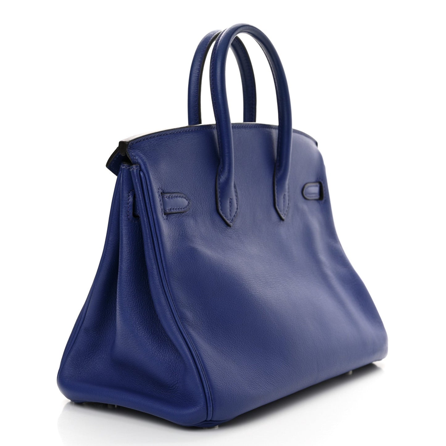 Hermes Swift Birkin Bleu Electrique Handbag Travel Bag