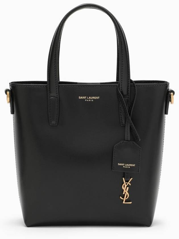 YSL Saint Laurent Saint Laurent Trending Toy Shopping Box Tote Leather Black Tote Bag