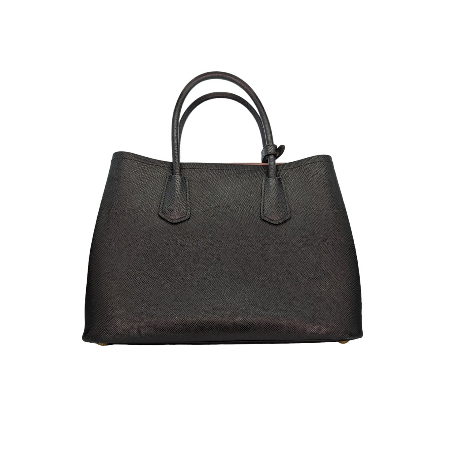 Prada Prada Saffiano Cuir Medium Double Tote 1Bg775 Tote Bag