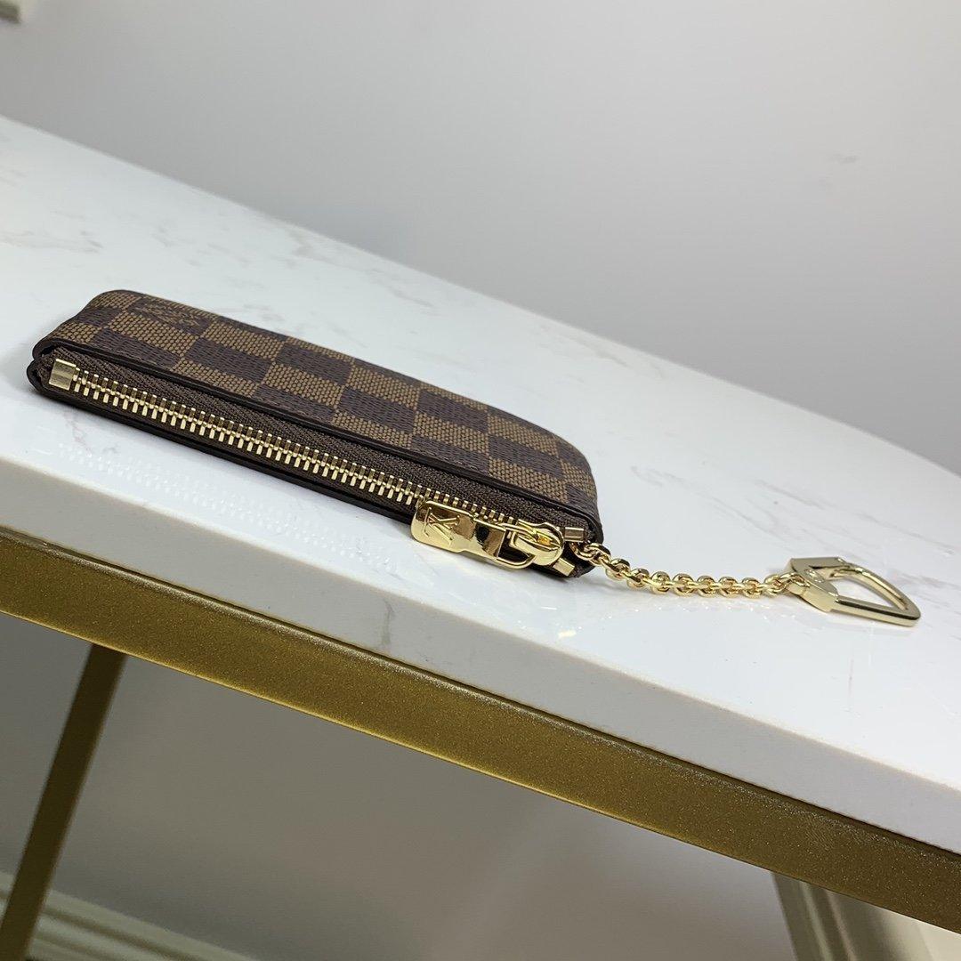 Louis Vuitton Key Pouch Damier ebene Wallet