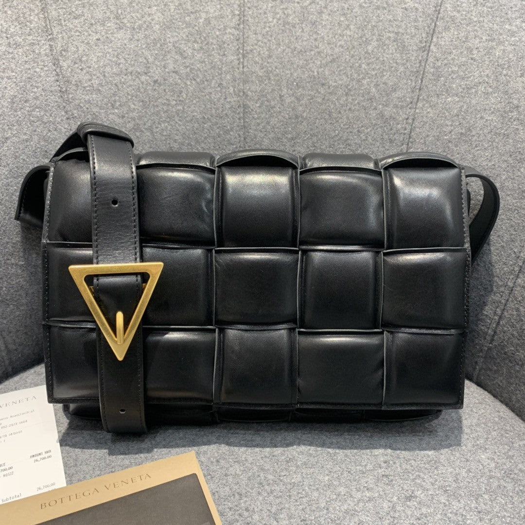 Top Quality Padded Cassette Bag For Women Black Travel Bag