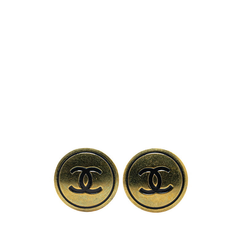 Chanel Gold Plated Coco Mark Earrings 94P Bag