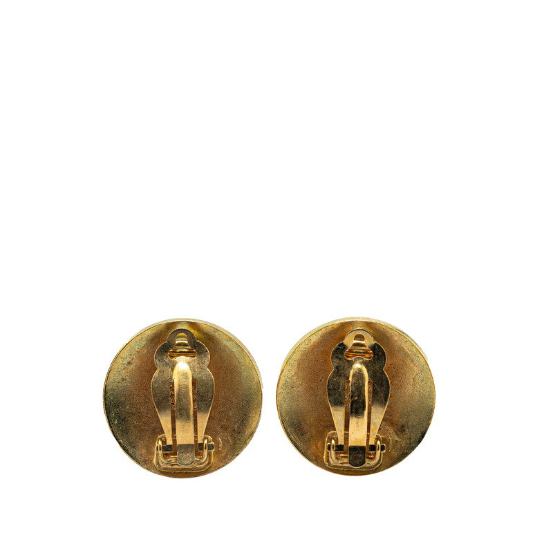 Chanel Gold Plated Coco Mark Earrings 94P Bag