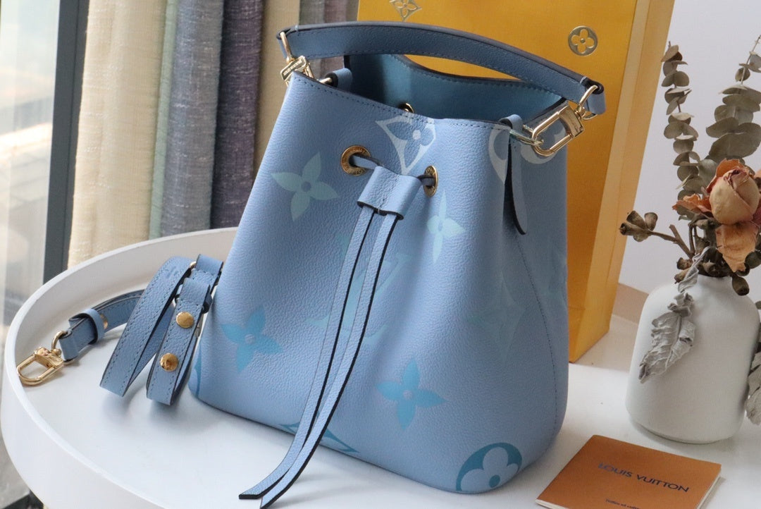 Top Quality Neonoe Bb Bag Empreinte For Monogram Blue Shoulder Bag