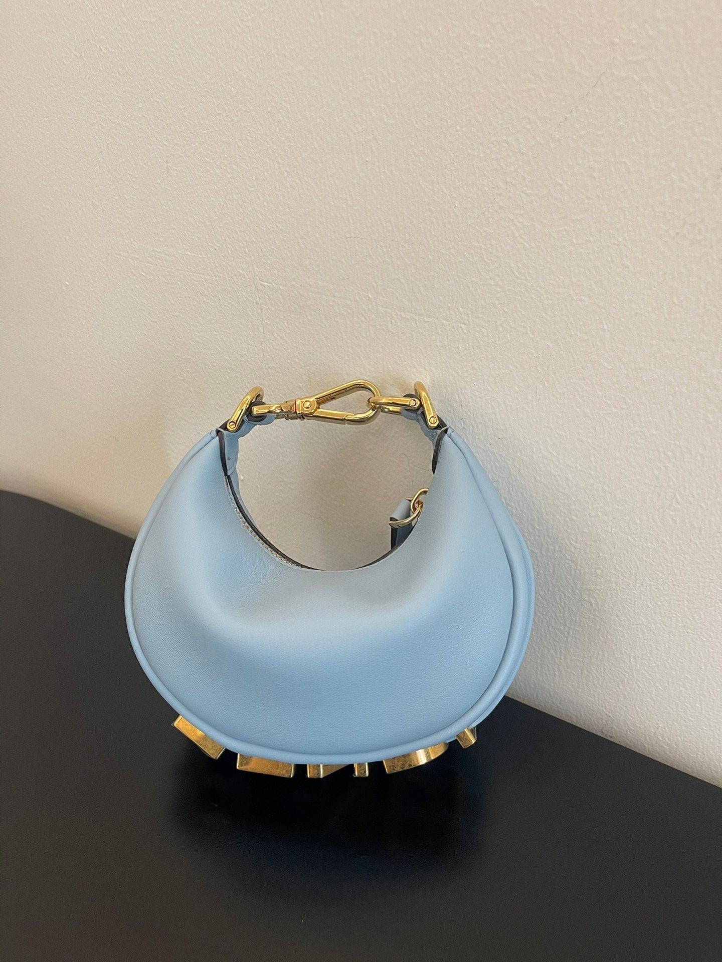 Fendi Nano Figraphy Ff Blue Travel Bag
