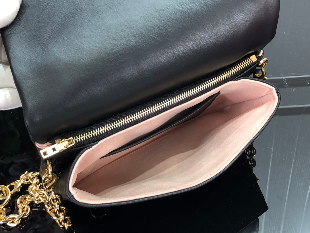 Top Quality Pochette Coussin Empreinte For Women Monogram Black Crossbody Bag