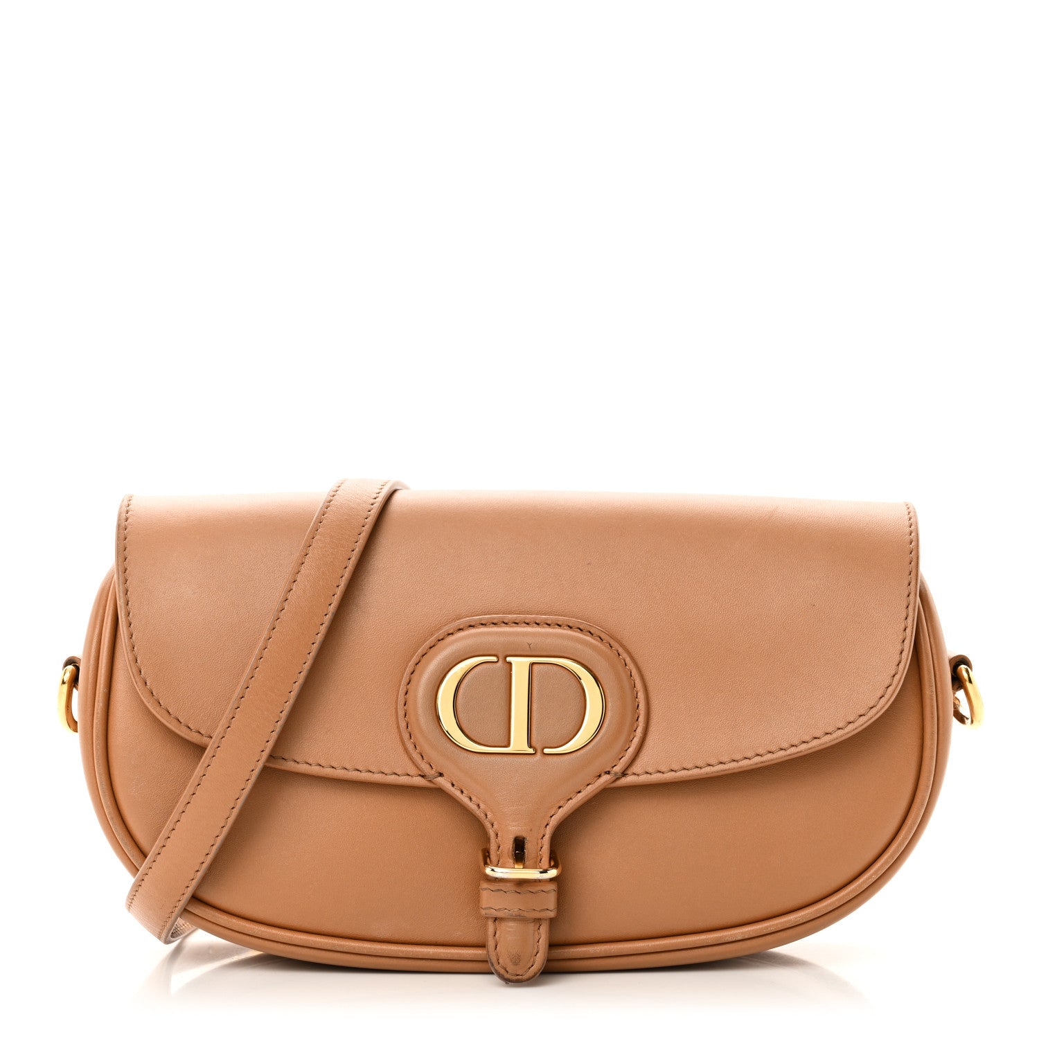 Dior Handbag Christian Box Calfskin East West Bobby Bag Leather