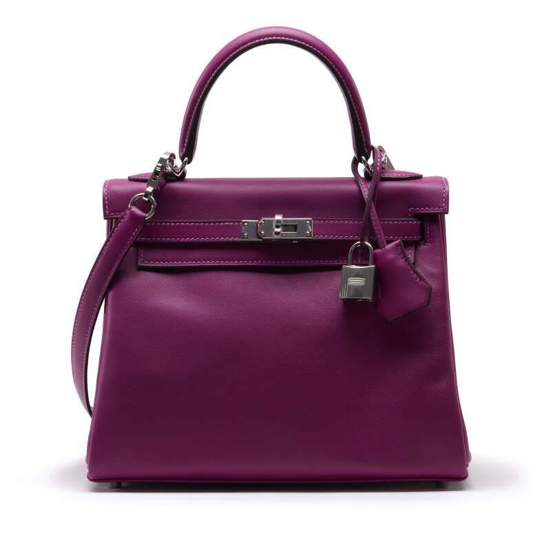 Gucci Hermes Kelly Retourne Veau Swift Anemone Handbag Travel Bag