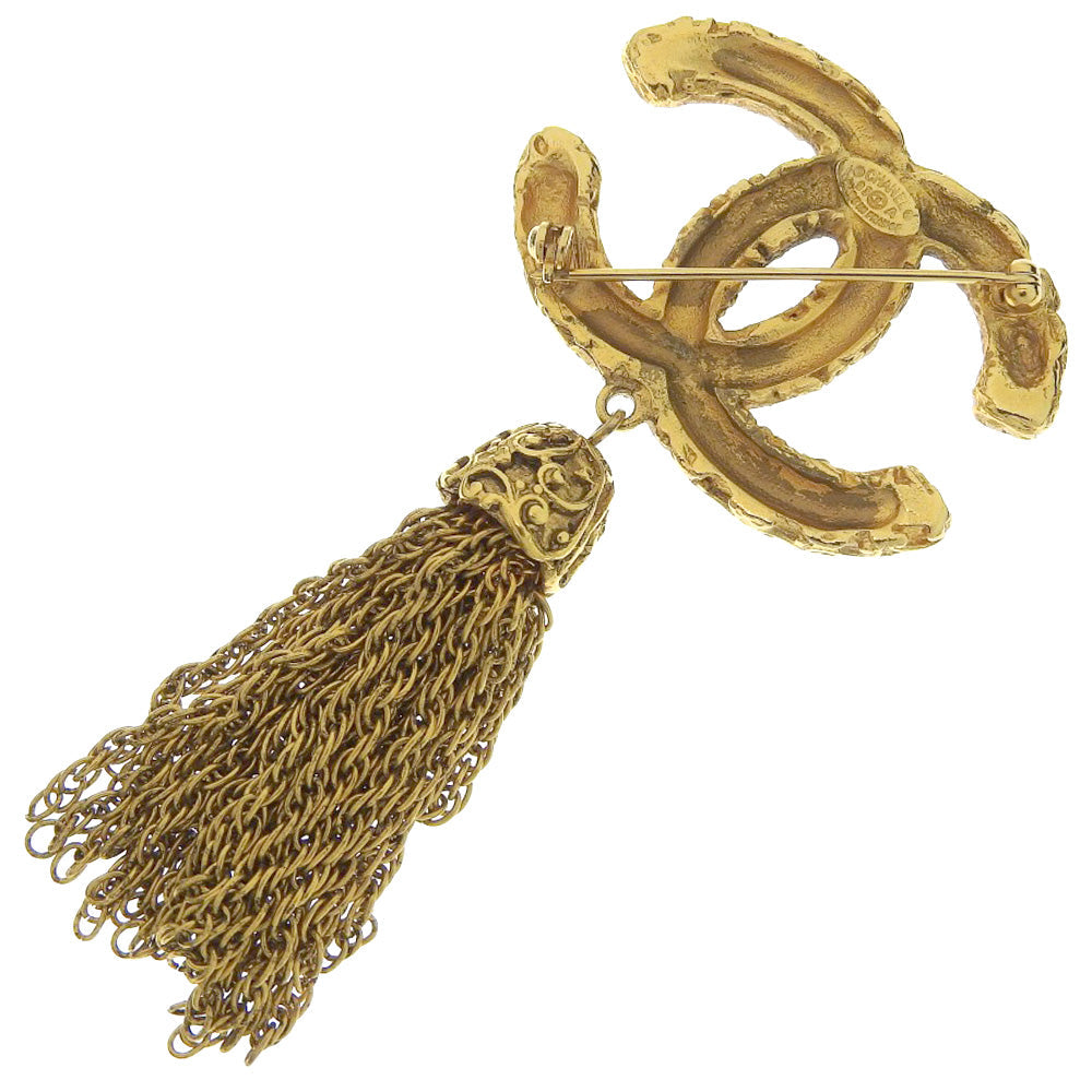 Chanel Gold Plated Brooch 93A