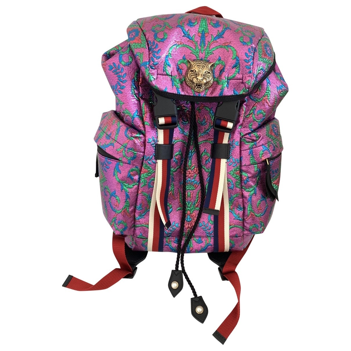 Gucci animalier multicolour cloth backpacks
