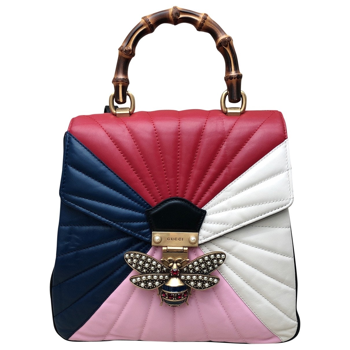 Gucci queen margaret multicolour leather backpacks