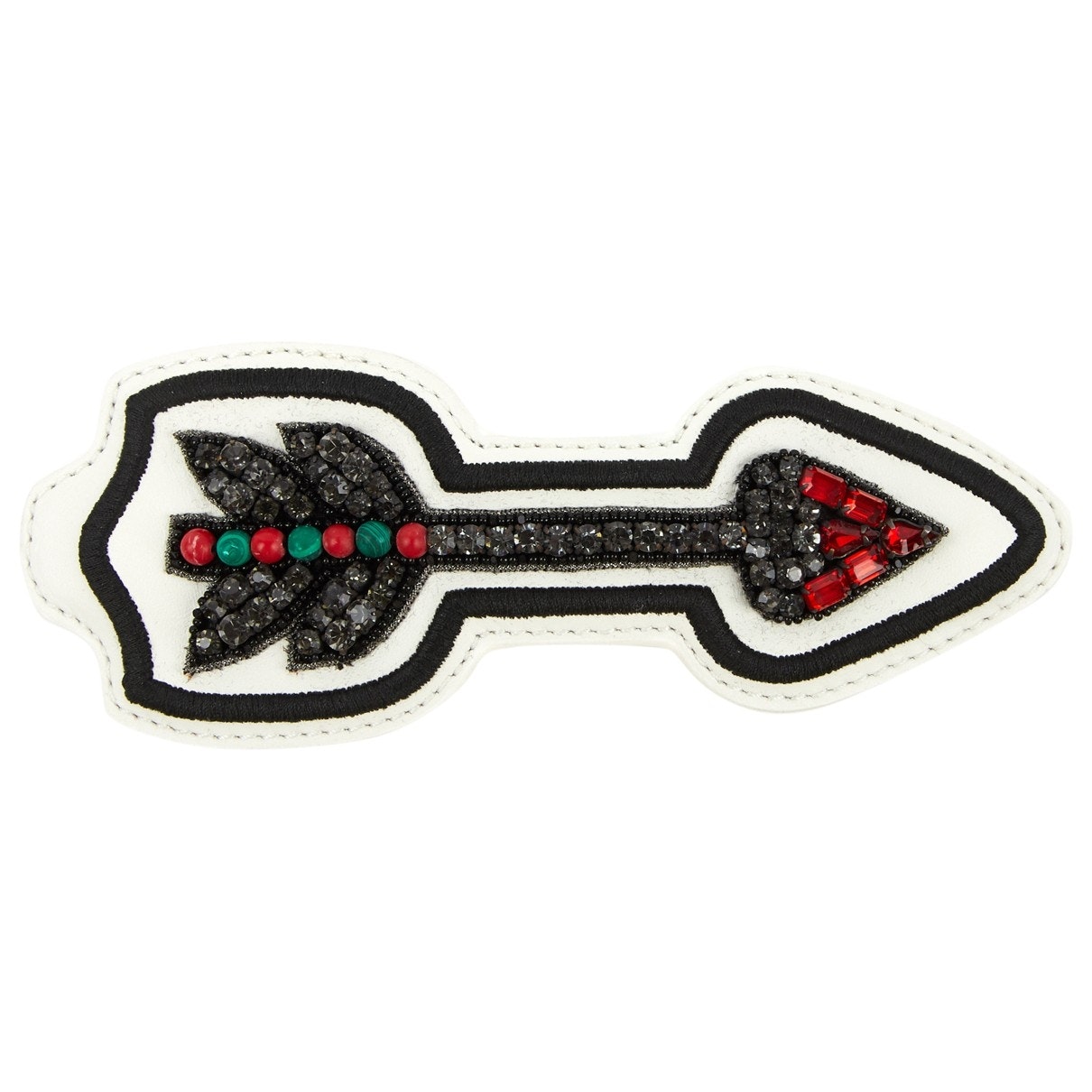 Gucci ace multicolour leather pins & brooches