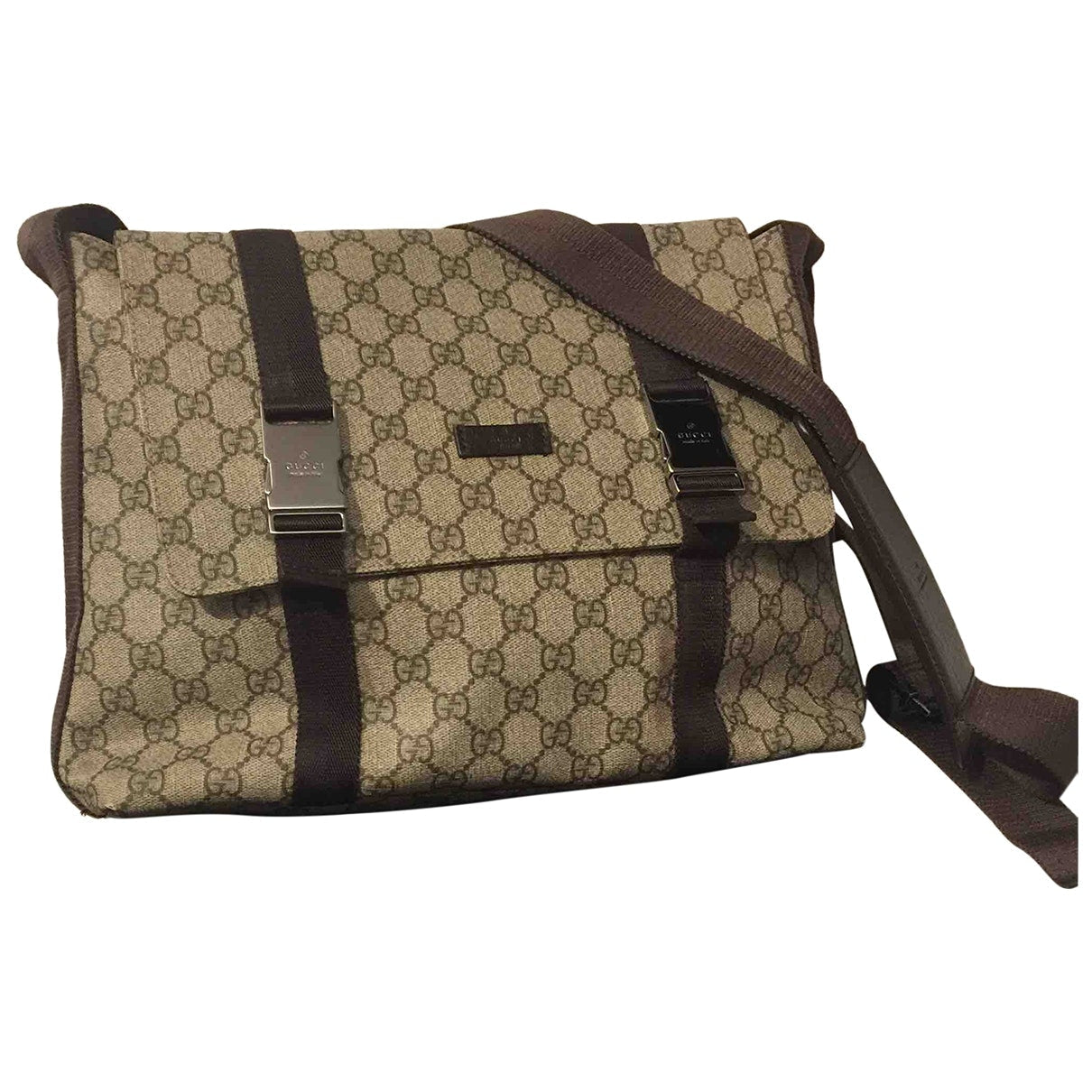Gucci beige cloth handbag
