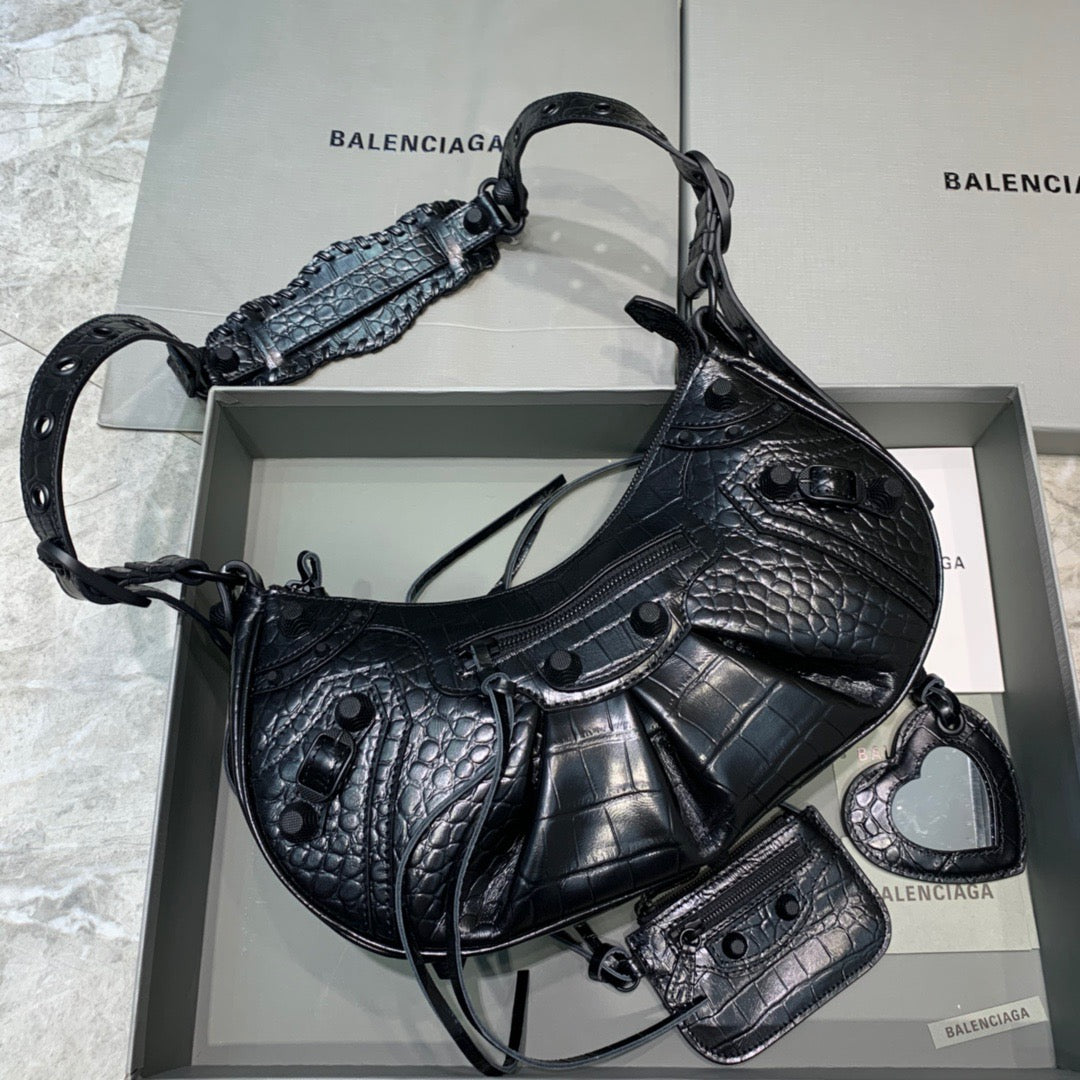 Balen Le Cagole Xs Shoulder Bag In Black