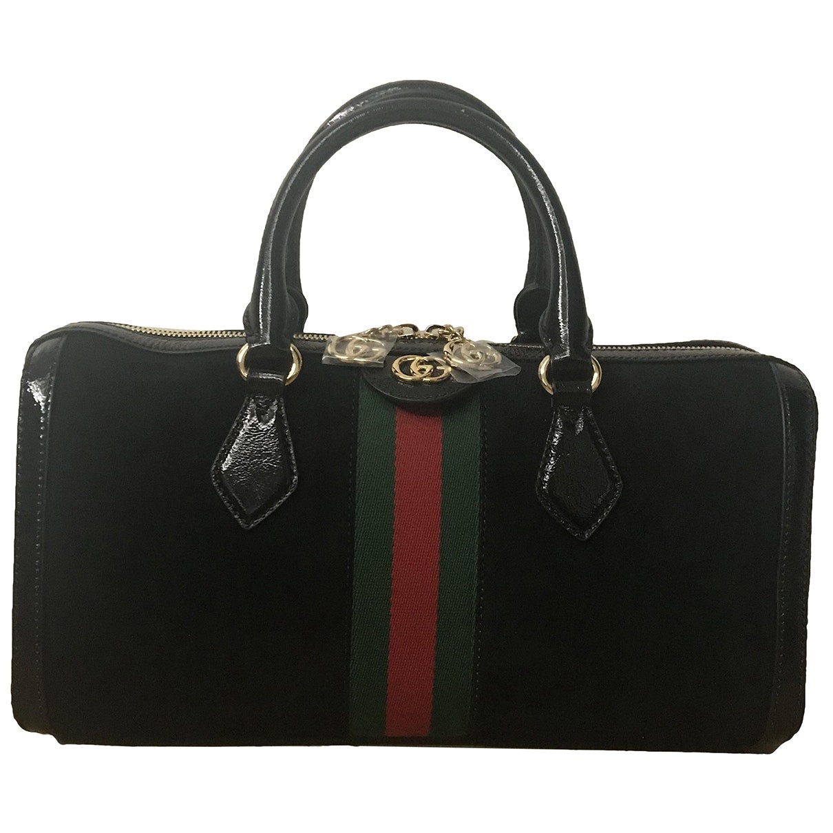 Gucci ophidia black suede handbag