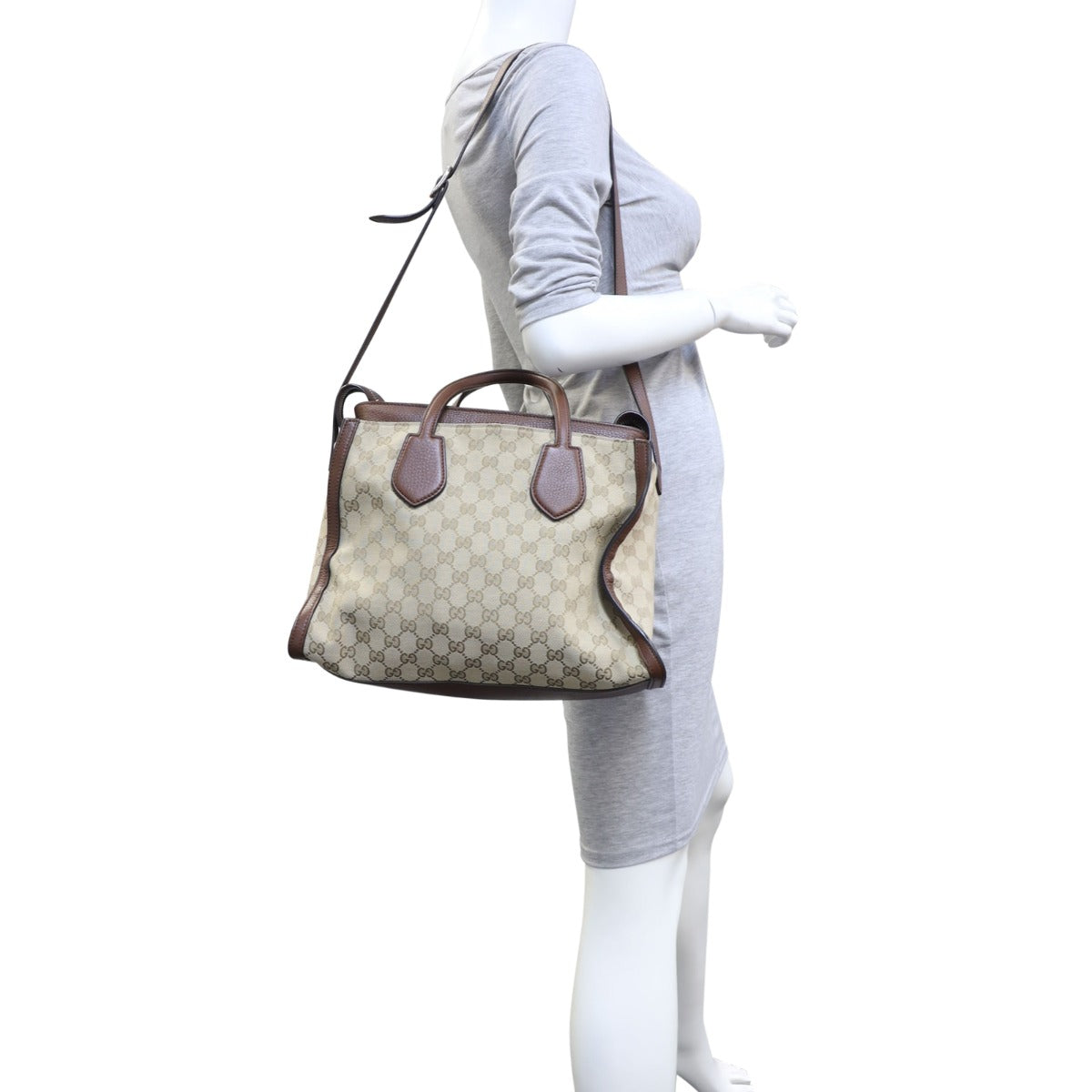 Gucci GG Canvas Ramble Tote