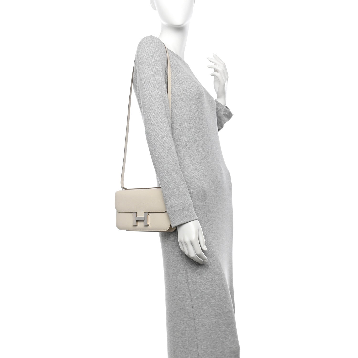 Hermes Epsom Constance Elan Craie Handbag Travel Bag