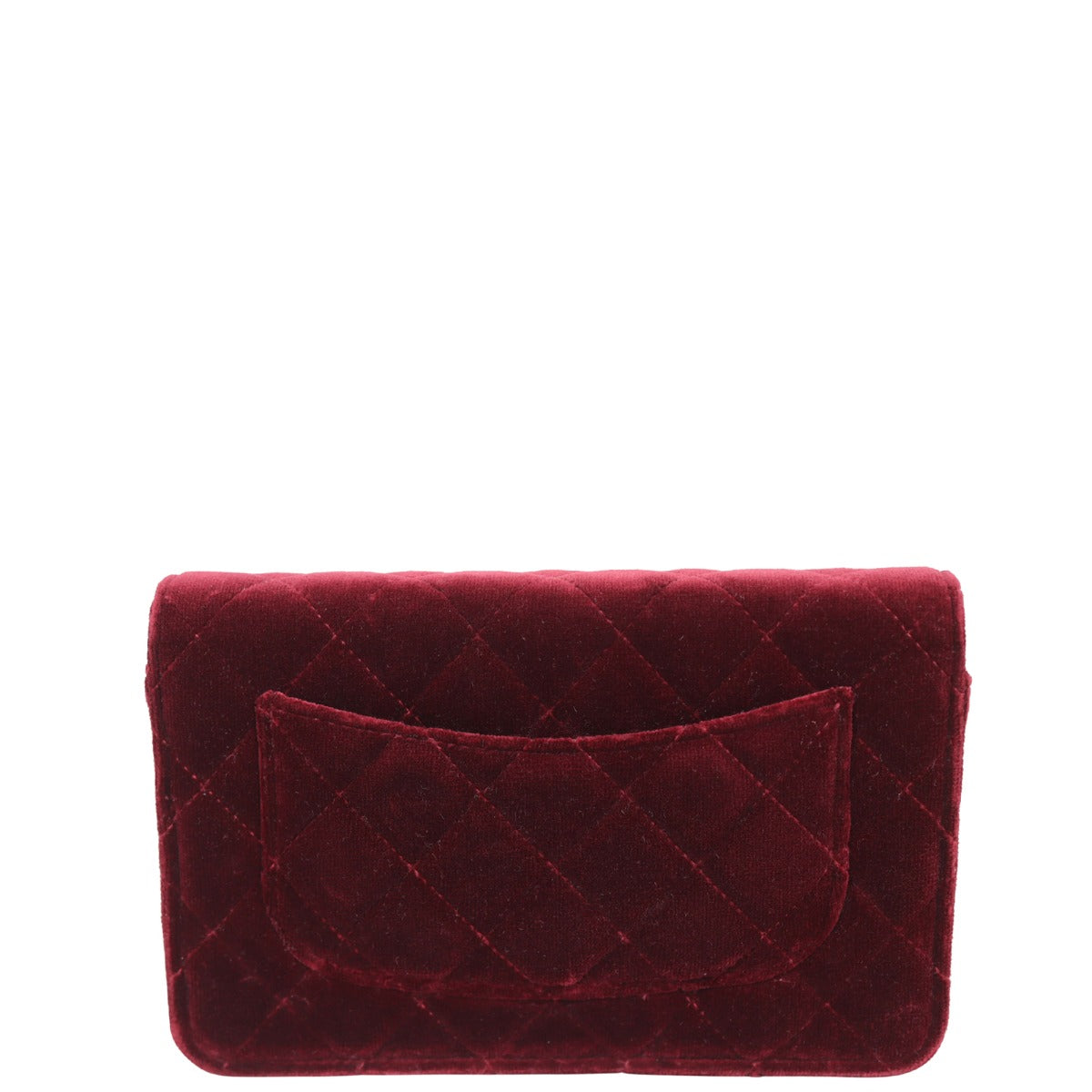 Chanel Pearl Crush Velvet Wallet on Handbag Chain