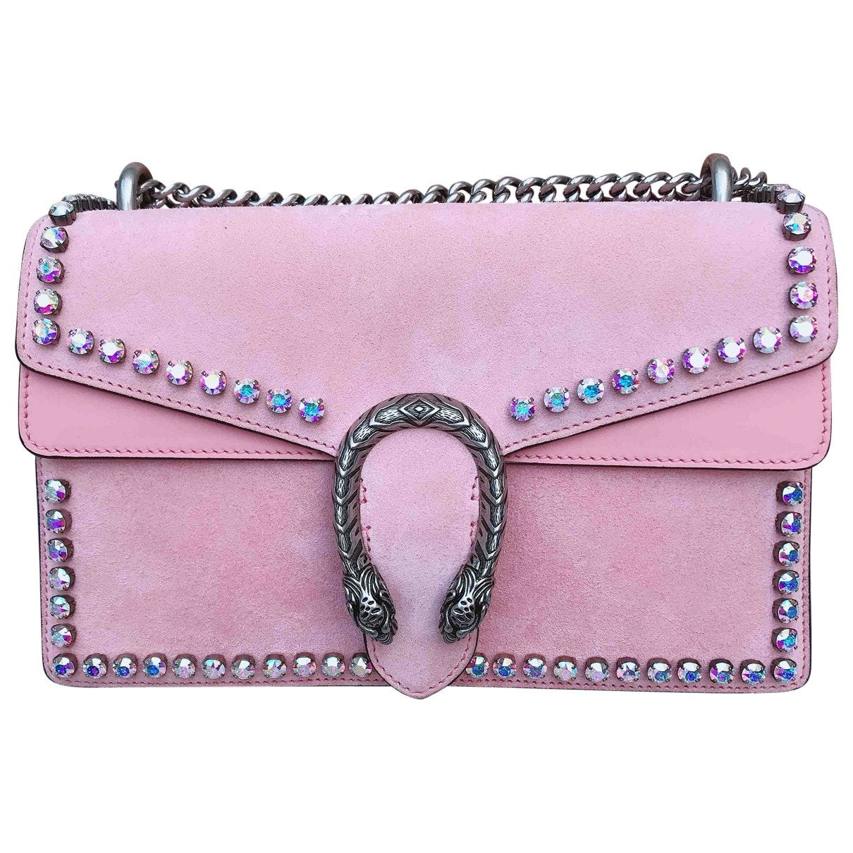 Gucci dionysus pink suede handbag