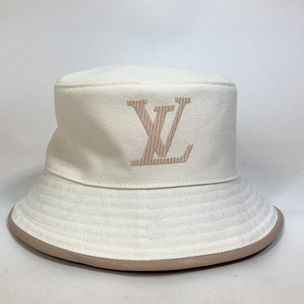 Louis Vuitton M77575 Bob Buddy M Cotton White Bucket Hat