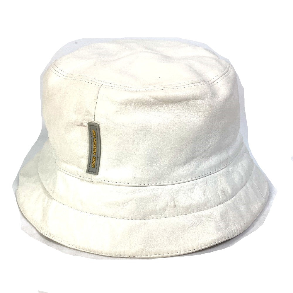 Louis Vuitton cup LVCUP Leather White Hat