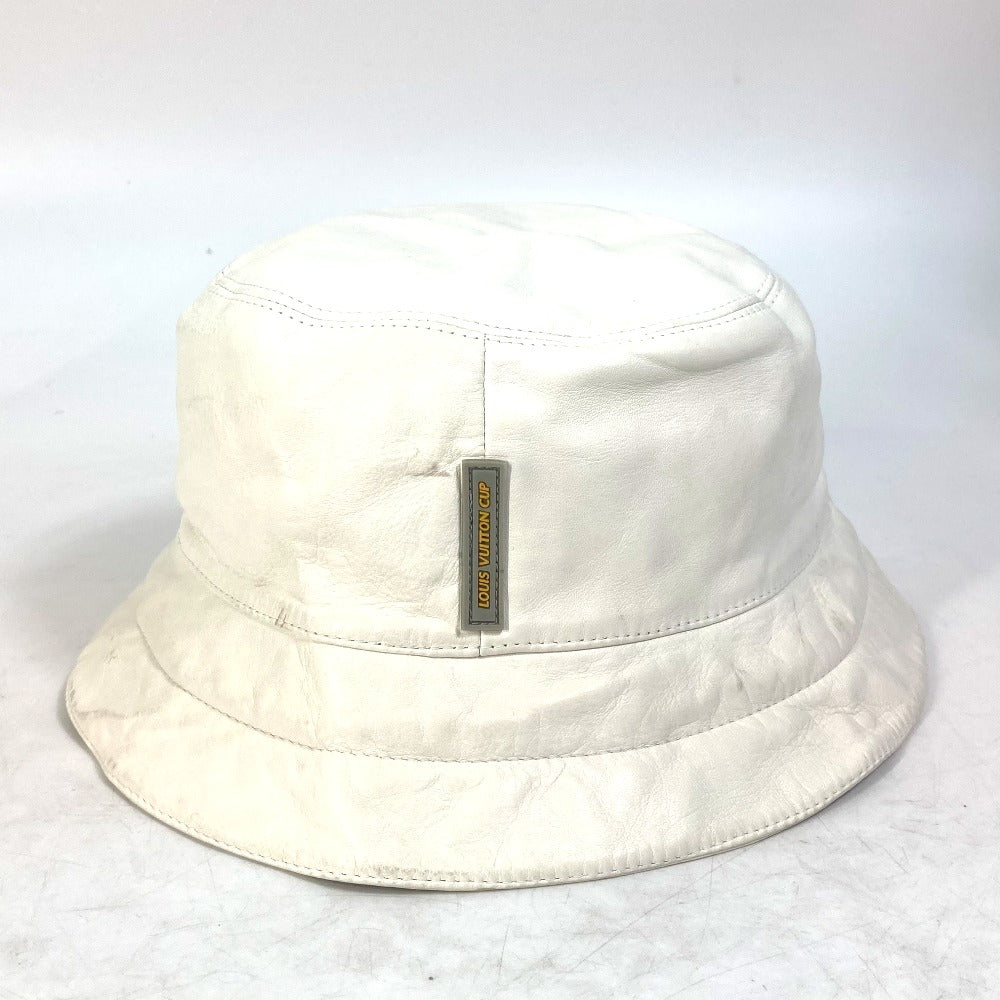 Louis Vuitton cup LVCUP Leather White Hat