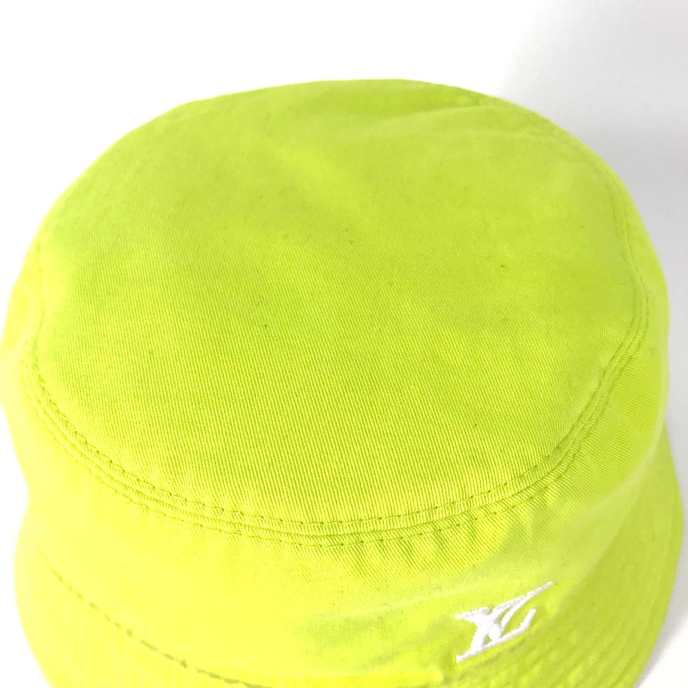 Louis Vuitton M7064L yellow By color neon Monogram Cotton Bucket Hat