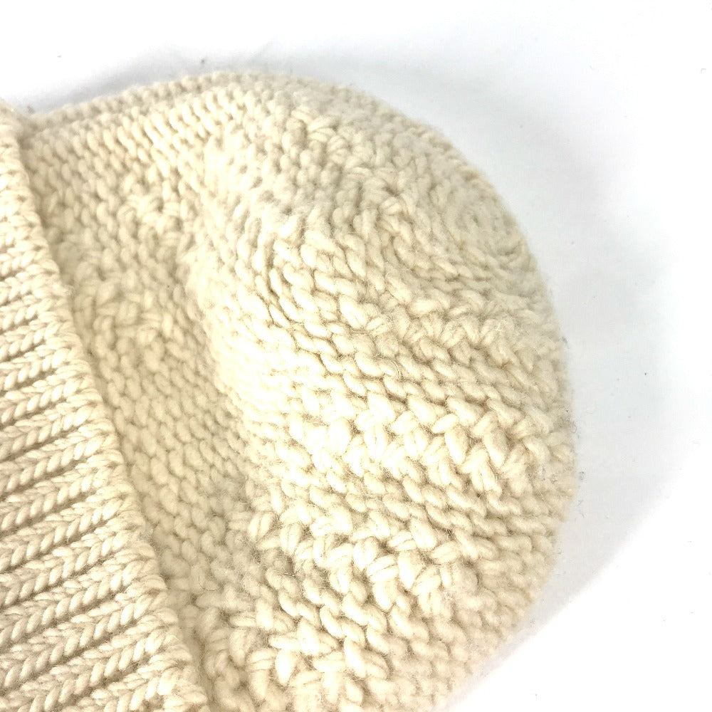 Louis Vuitton Knit Alpaca Wool White Hat