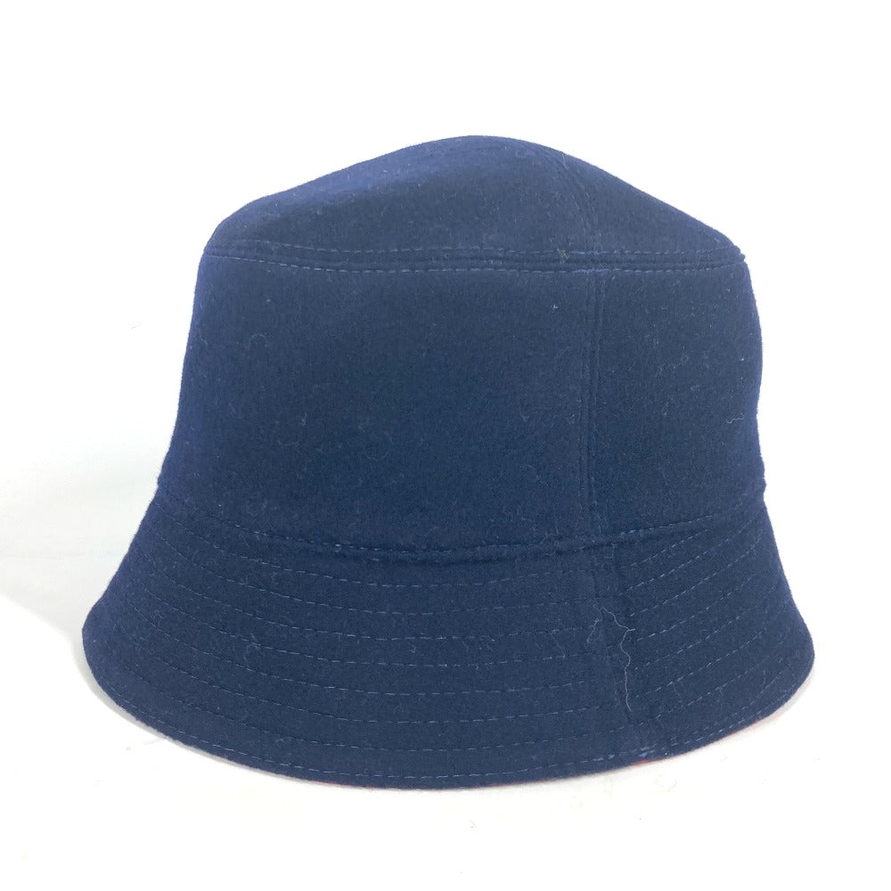 Louis Vuitton M7011M chapeau record M Monogram Wool Navy Apparel