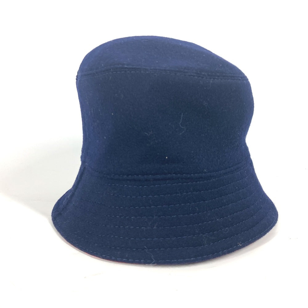 Louis Vuitton M7011M chapeau record M Monogram Wool Navy Apparel