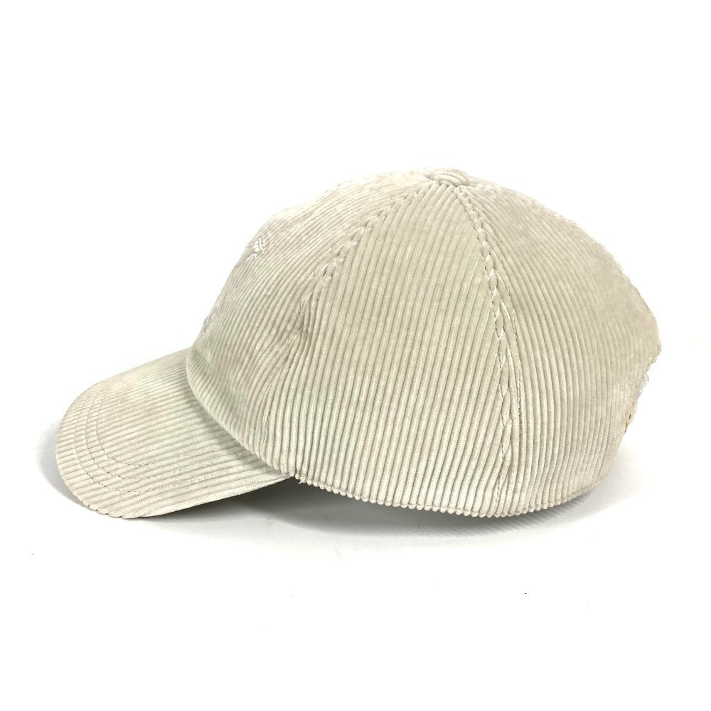 Louis Vuitton M7752L Signature Corduroy L Cotton Gray Hat