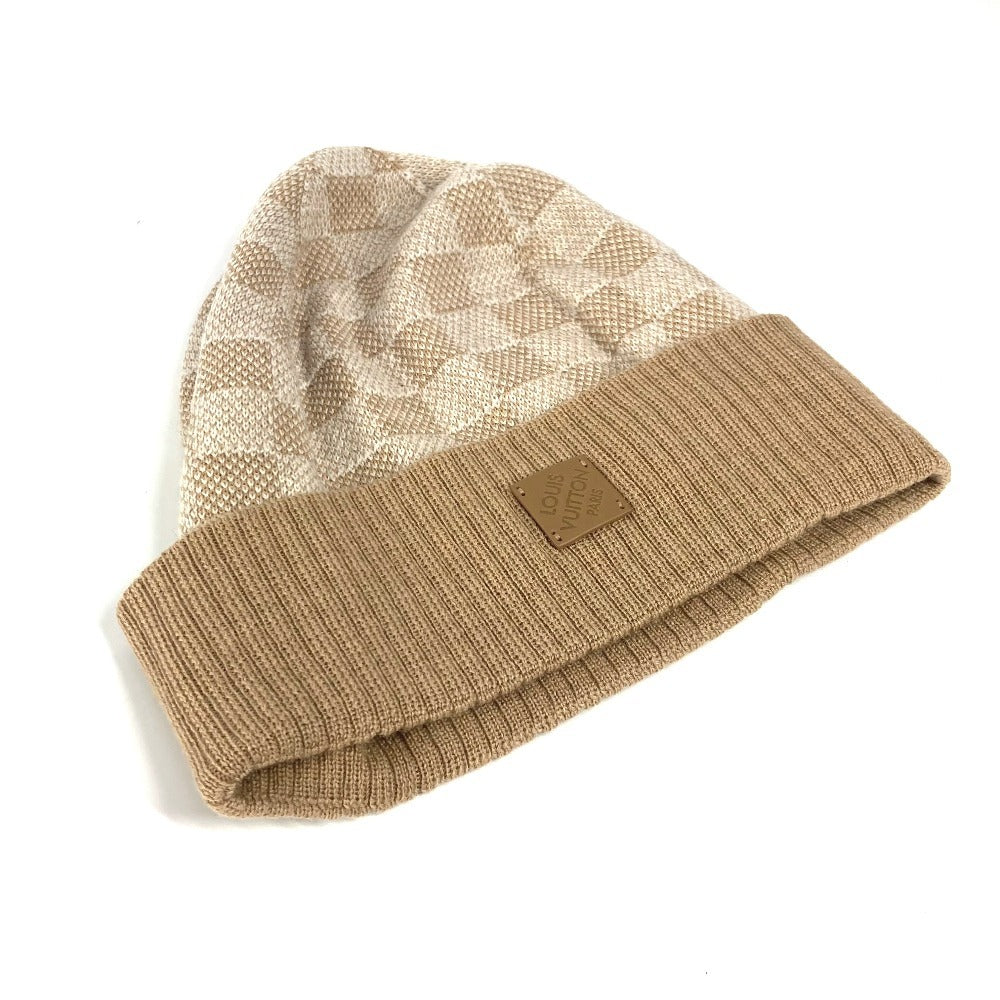 Louis Vuitton Knit M77984 Beanie Neo Petite Wool Beige Apparel
