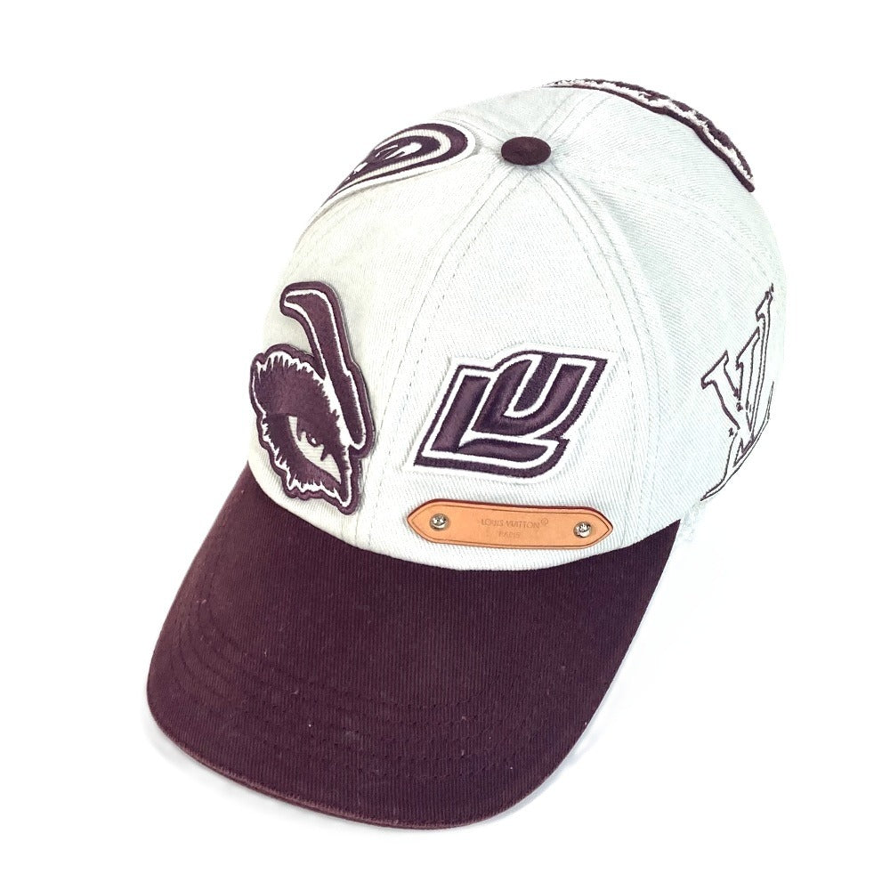 Louis Vuitton M7176L League Cotton White Hat