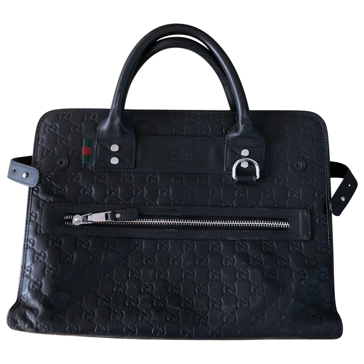 Gucci black leather bag