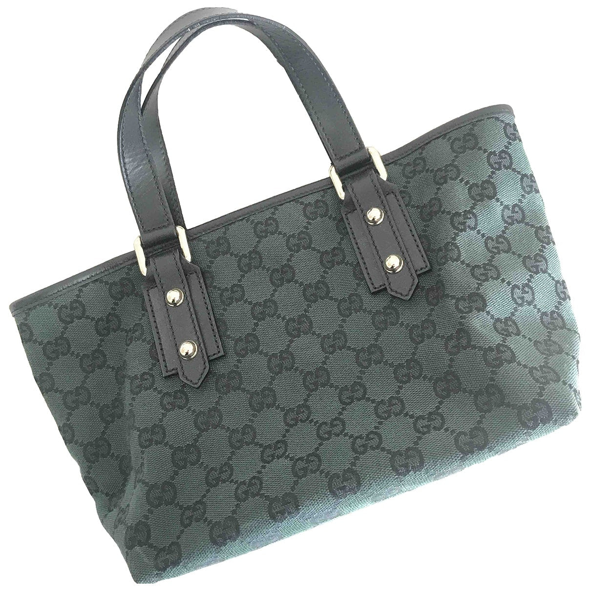 Gucci green cloth handbag