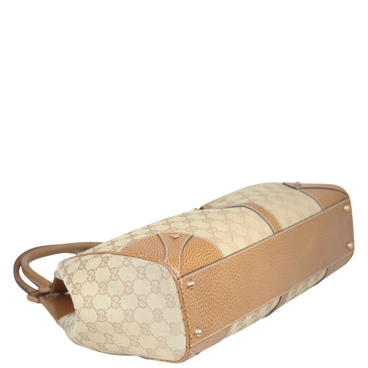 Gucci GG Canvas Jackie Nailhead Tote