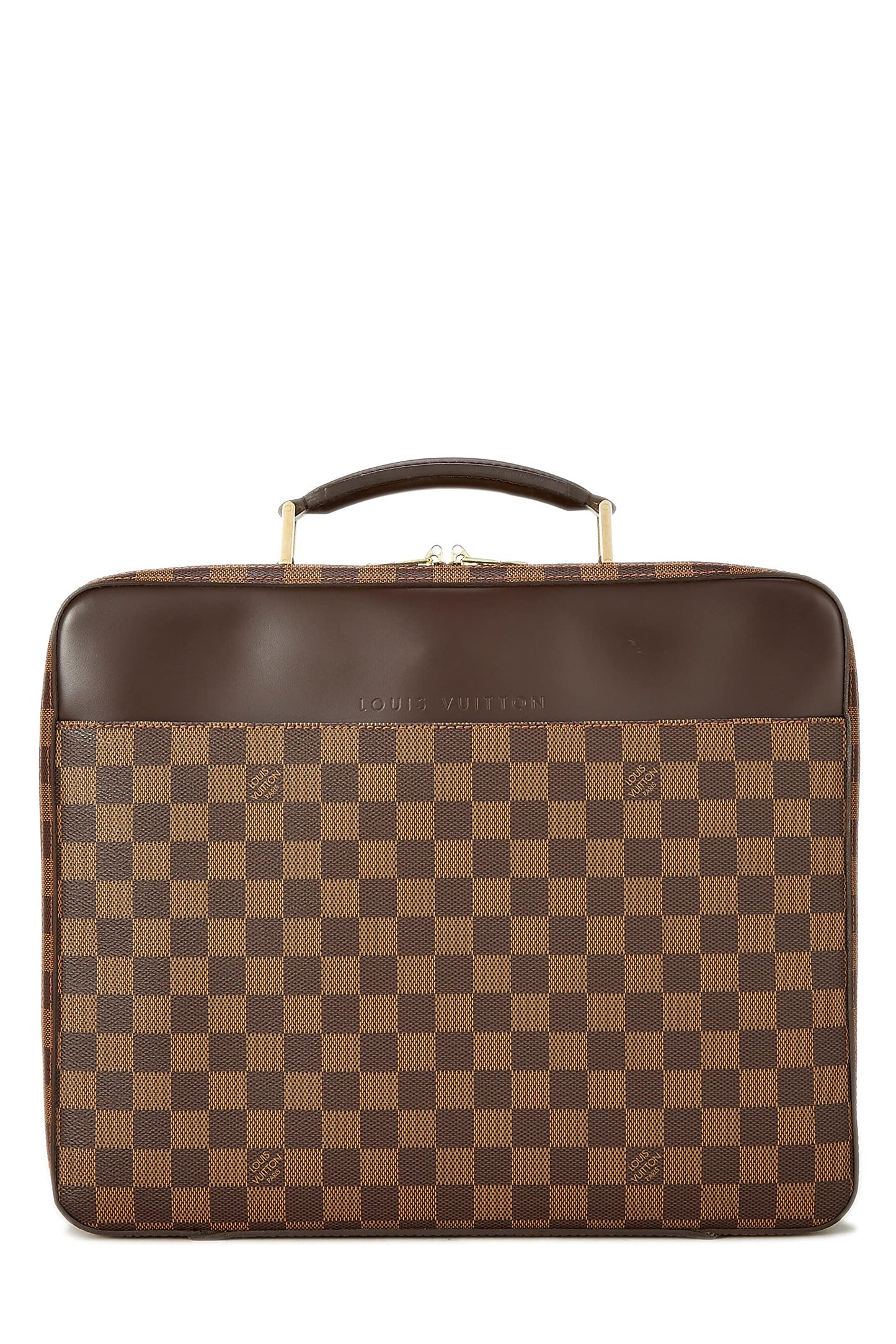 Louis Vuitton,  Damier Ebene Porte Ordinateur Sabana, Brown