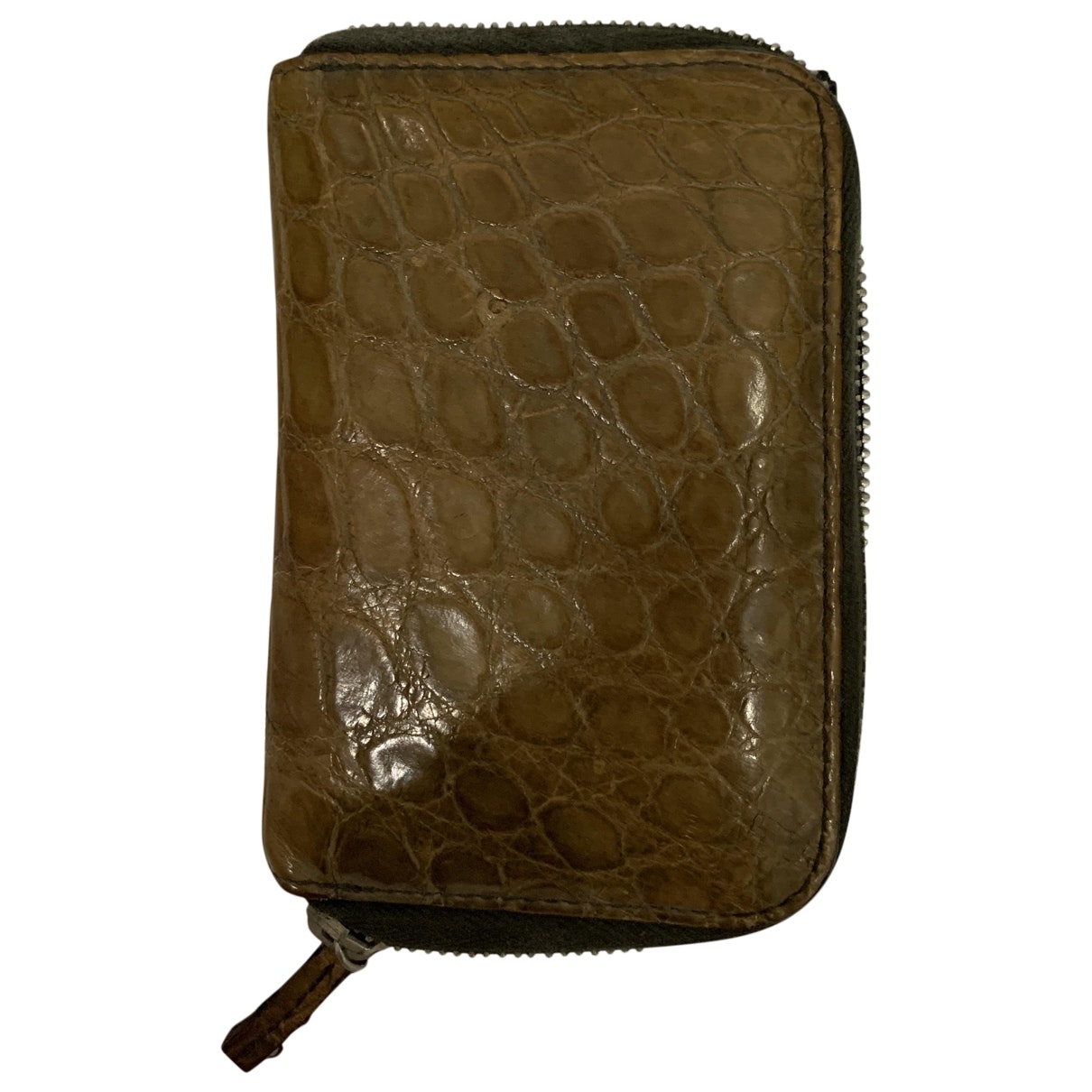 Gucci green crocodile case