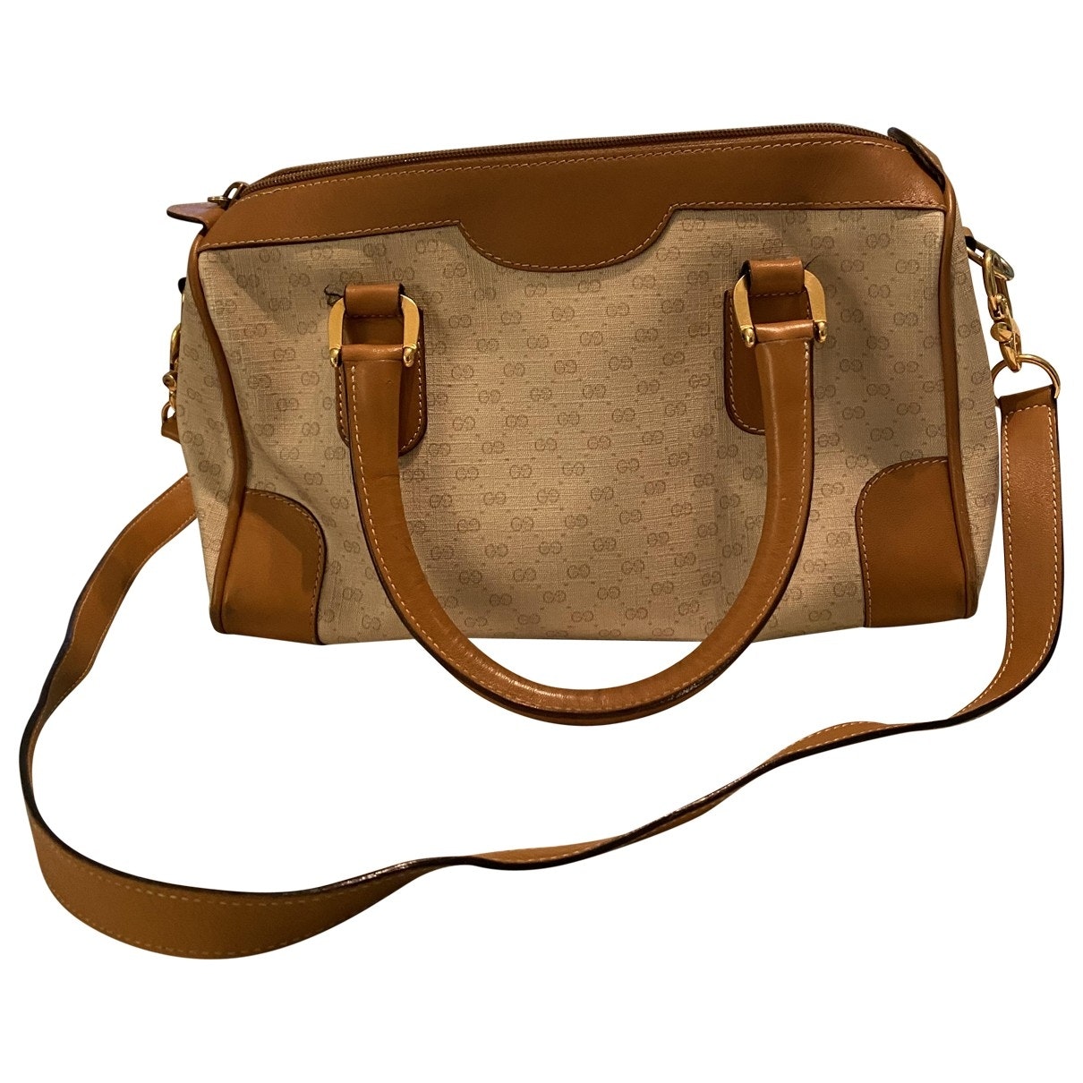 Gucci beige cloth handbag