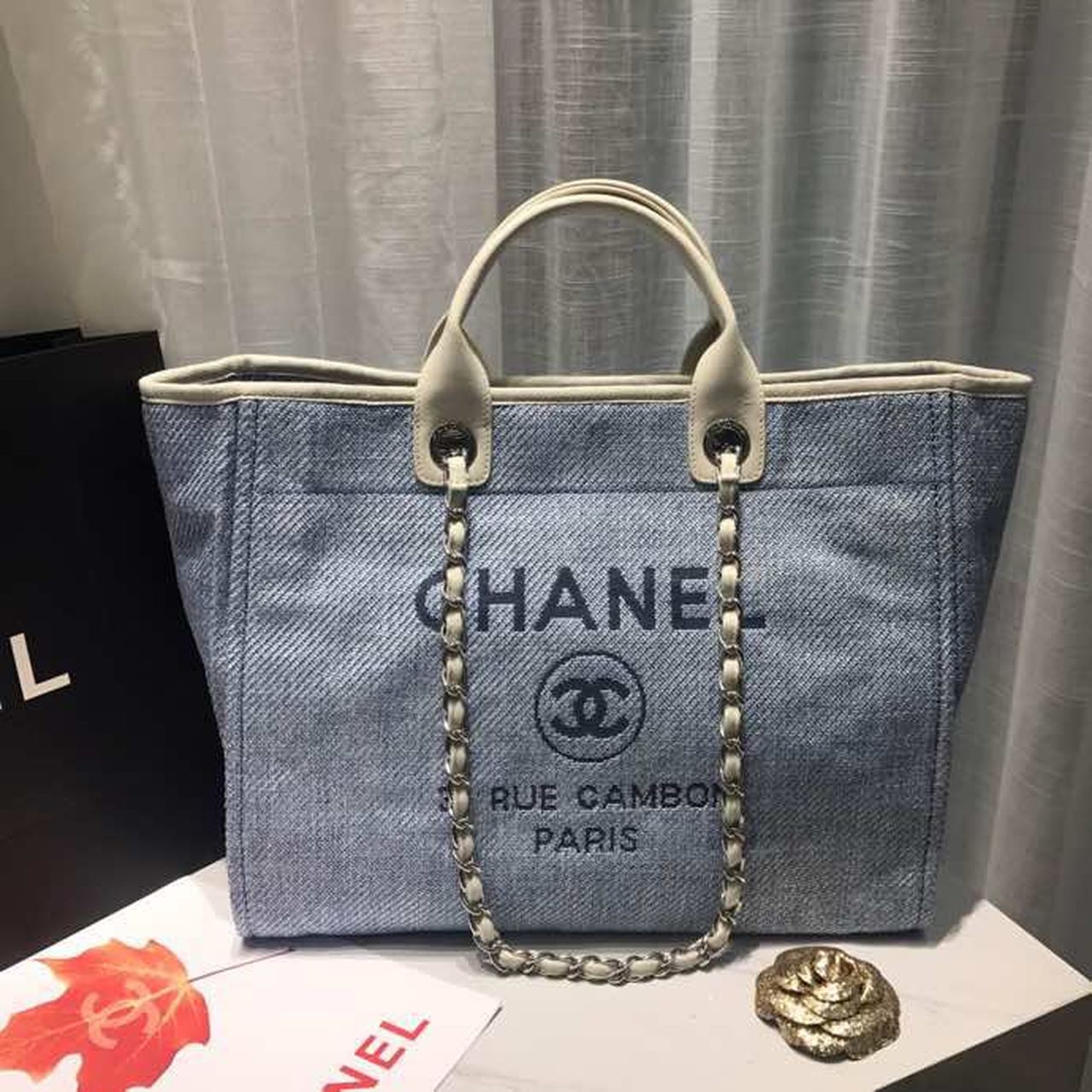CHL Deauville Light , ’s Canvas Grey Shoulder Bag