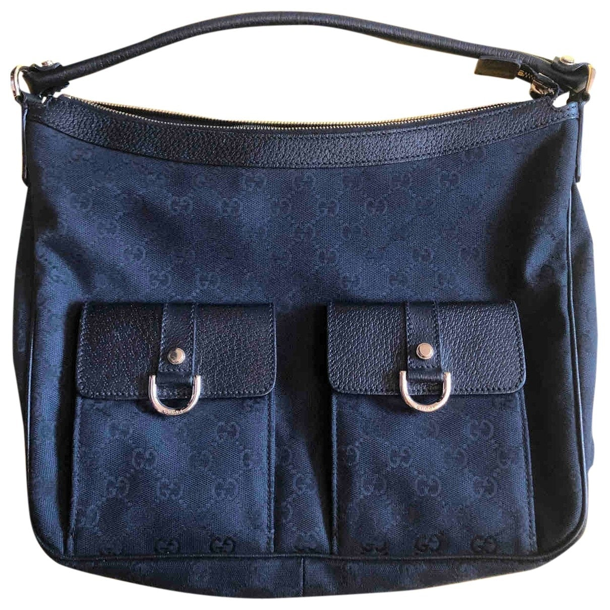 Gucci black cloth handbag