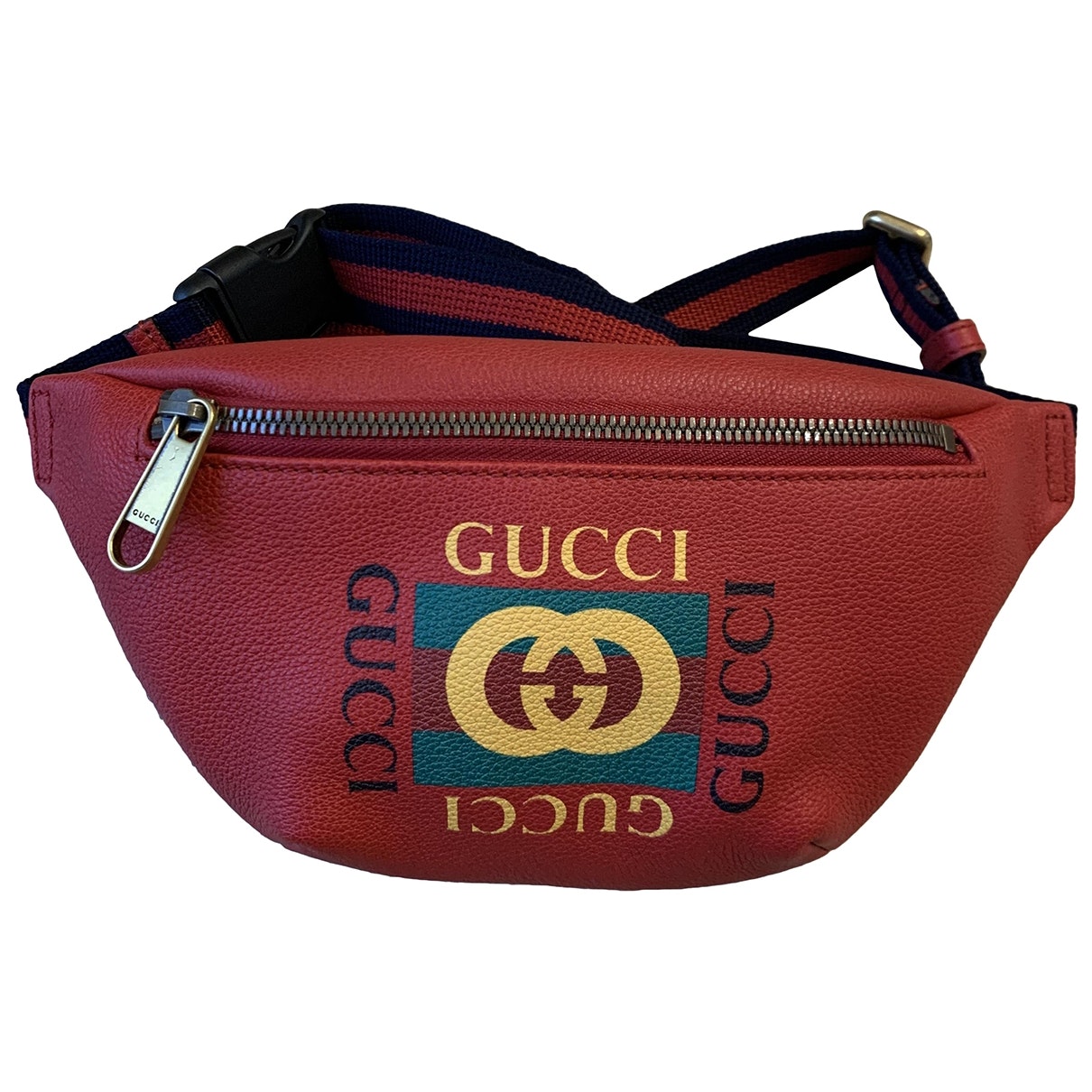 Gucci red leather bag