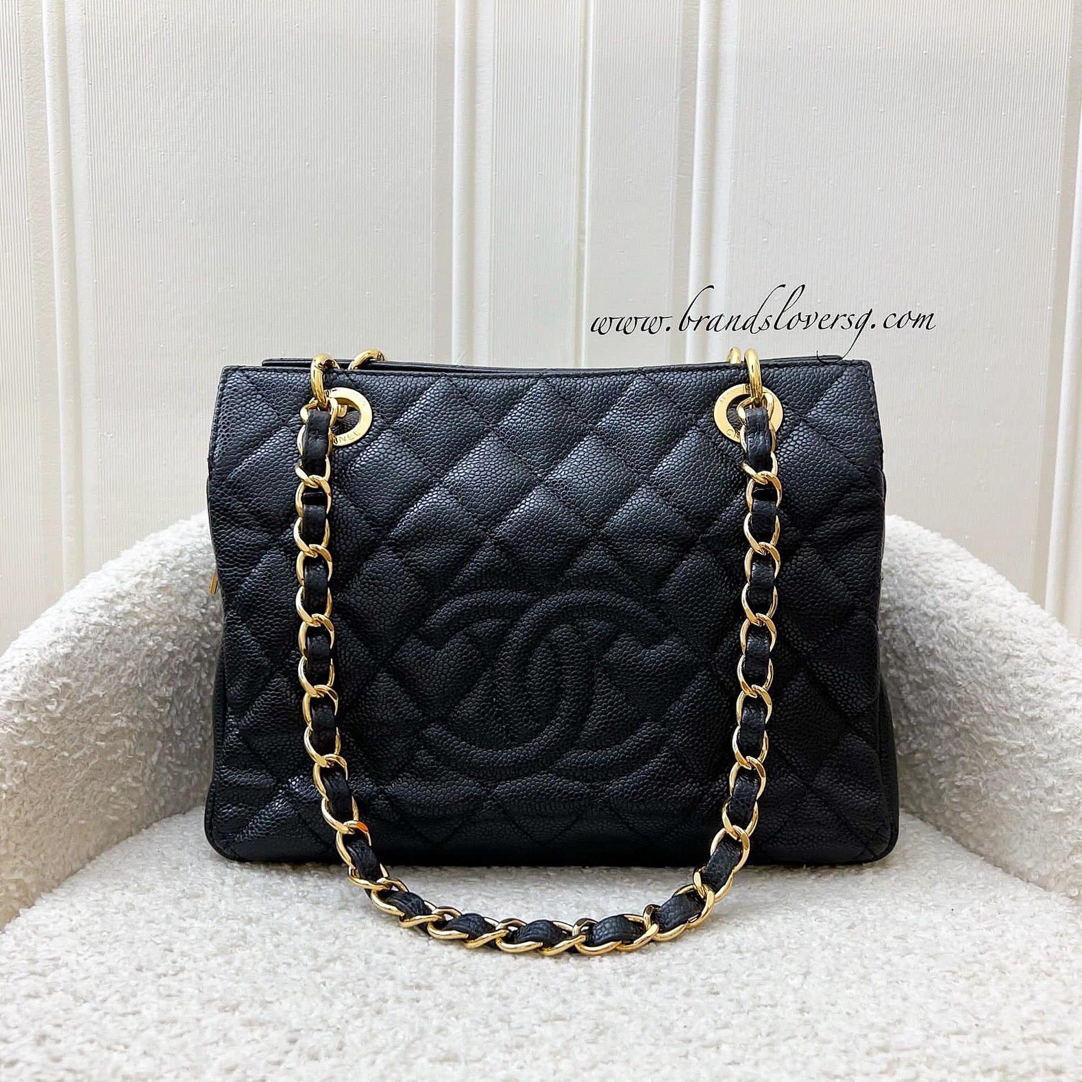 Chanel Petite Timeless Tote Ptt in Black Caviar and Ghw