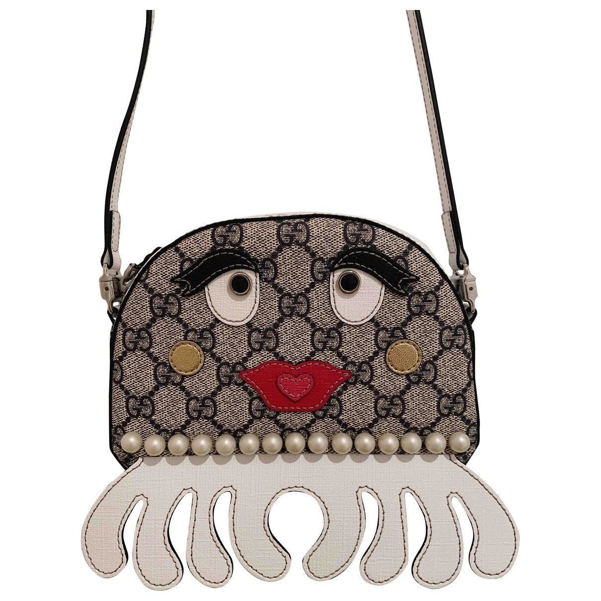 Gucci white cloth handbag