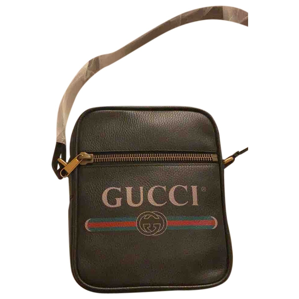 Gucci black leather bag