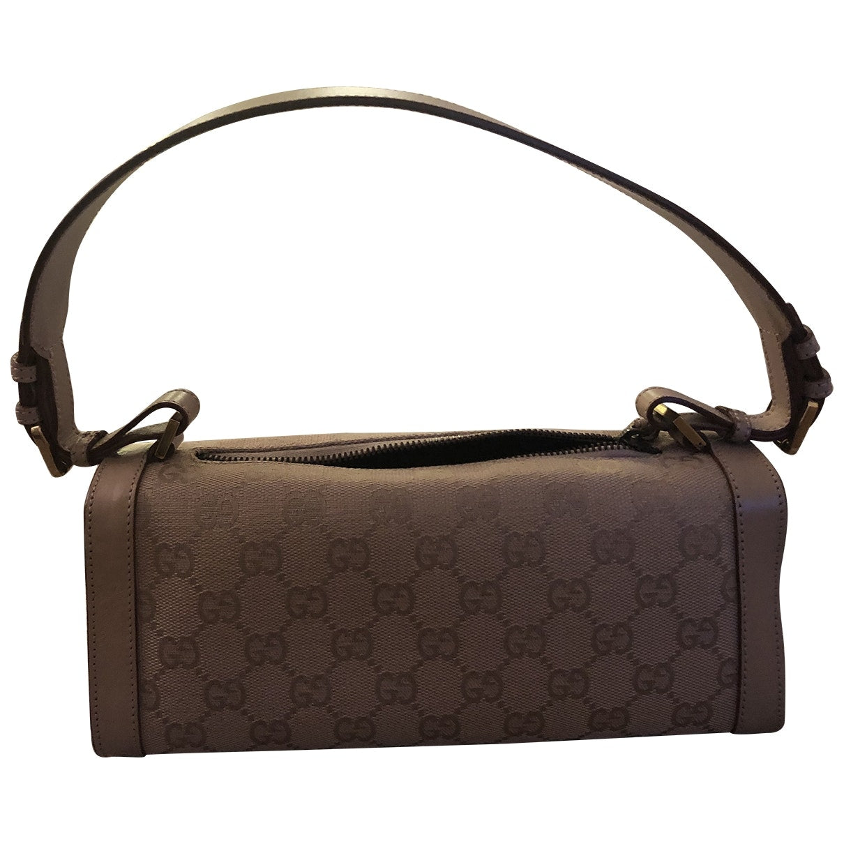Gucci beige cotton handbag