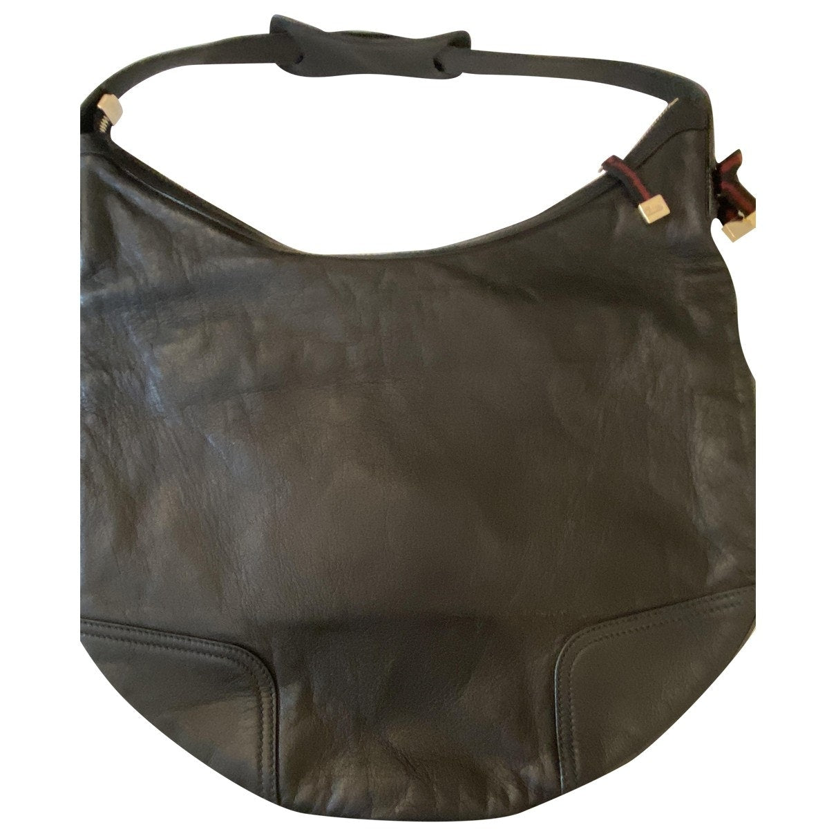 Gucci black leather handbag
